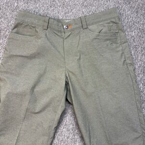 Nike Golf Sport Dri Fit Mens Pants Khaki Green Size 32x30 Fits 33X29 Golf Casual